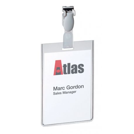 Portanomi Durable verticali 9x6cm cf.25pz