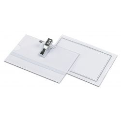 Portanomi clip+spilla 6x9cm InLinea cf.50pz