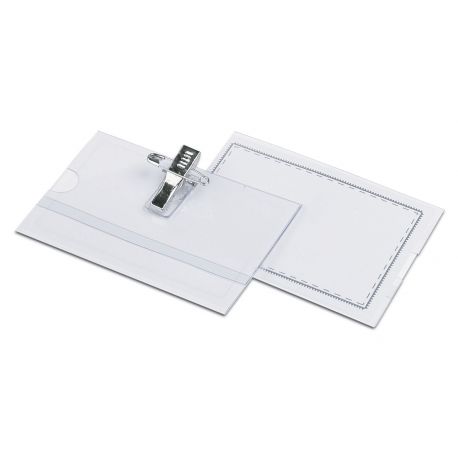 Portanomi clip+spilla 6x9cm InLinea cf.50pz