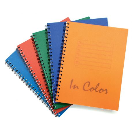 Blocco spiralato cop.traslucida InColor 1R 4fori microp.