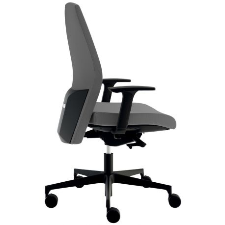 Poltrona direz. Shield sch. alto nero