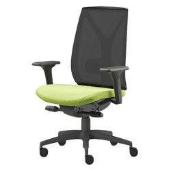 Sedia VELIA con braccioli verde