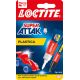Adesivo istantaneo super Attak plastica cf.2pz