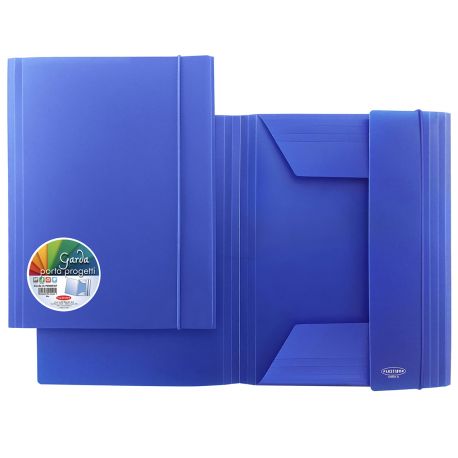 CARTELLA PPL 3LEMBI C/EL. GARDA CM.25X35 BLU