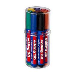 PENNARELLO EDDING 30 MM.1,5 CF. 8 COLORI ASS.