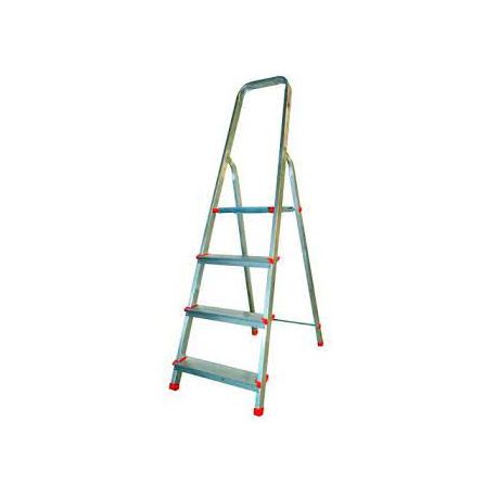 Scala in alluminio Basic 2+1 gradini