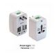 Adattatore spine da viaggio EU GB USA + 2 USB