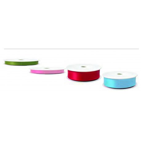 NASTRO DOPPIO RASO MM.10X25 MT. ROSA BABY