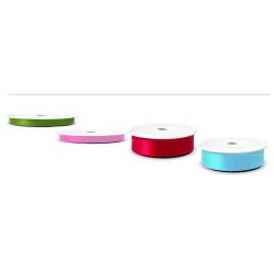 NASTRO DOPPIO RASO MM.25X25 MT. ROSA BABY