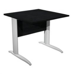 Scrivania FREE 80x80cm f.gr.allum. NERO VEN.