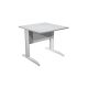 Scrivania FREE 80x80cm f.gr.allum. GRIGIO