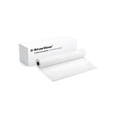 Rotolo plotter 0,625x50m 80gr opaco In Linea