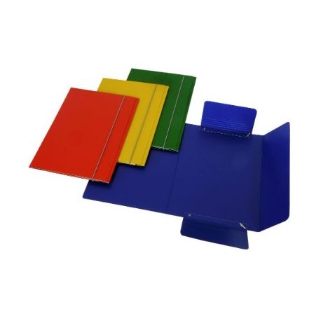 Cartelle prespan 3l + elastico cf.10pz ASSORTITE