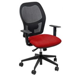 Sedia Operativa Hubble Unisit rossa con braccioli