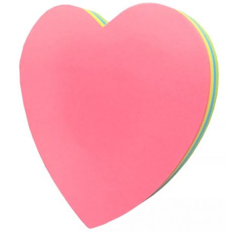Blocchetto ades. In Linea Cuore 100fg. ass.