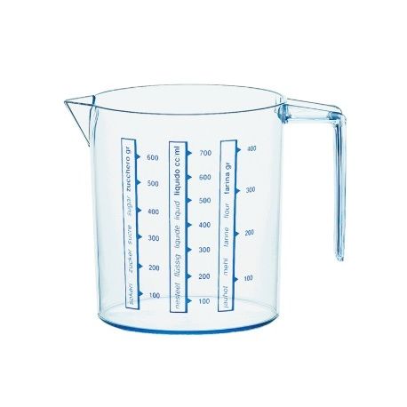 Caraffa graduata plastica 0,75 litri