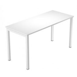 Scrivania Venere 120x60x72h bianco antibatterico