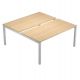 Tavolo 2 postaz. SOLIDA 140x168x72 rovere