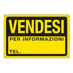 Cartello ppl 20x30cm VENDESI