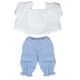 VESTITI BEBE' MASCHIO COMPLETO BIMBO ROSSO