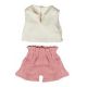 VESTITI BEBE' FEMMINA COMPLETO BIMBA ROSSO