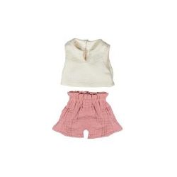 VESTITI BEBE' FEMMINA COMPLETO BIMBA ROSSO