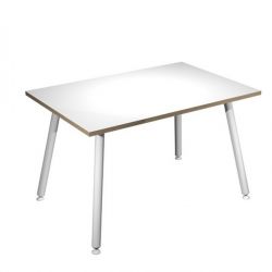 SCRIVANIA 120X80XH74,4CM BI/ BI SKINNY METAL
