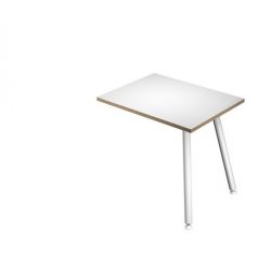 ALLUNGO DX/SX 60X80XH74,4CM SKINNY METAL BI/ BI
