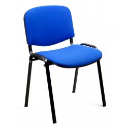 Sedia attesa Dado imbottita blu