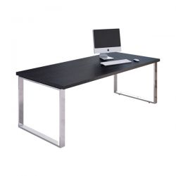 Scrivania dir. FORMA f.met. 180x90cm nero venato