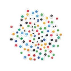 OCCHI TONDI COLORATI MM. 5-7 PZ.600