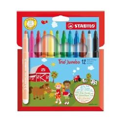 PENNARELLO STABILO TRIO JUMBO PZ.12