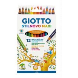 MATITONI TRIANGOLARI GIOTTO STILNOVO MAXI 12 COL