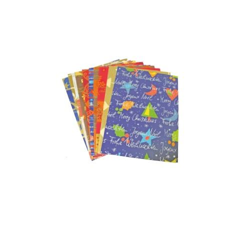 CARTA DA REGALO NATALE FG.10 CM.70X100