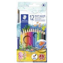 MATITE ACQUERELLABILI STAEDTLER CART 12PZ +1PENN.