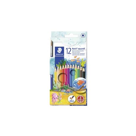 MATITE ACQUERELLABILI STAEDTLER CART 12PZ +1PENN.