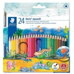 MATITE ACQUERELLABILI STAEDTLER CART 24PZ +1PENN.