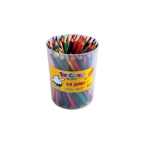 MATITE MAXI TOY COLOR JUMBO 48 PZ IN 12 COL.