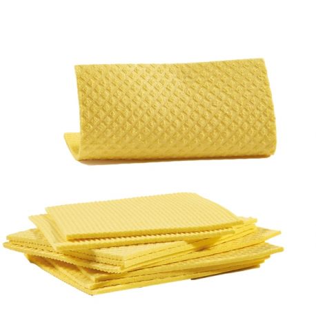 Pannispugna Aquos Perfetto cf.10pz 18x20 giallo