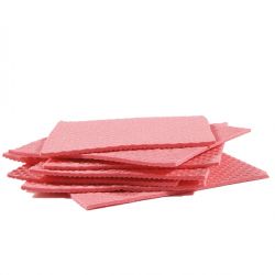 Pannispugna Aquos Perfetto cf.10pz 18x20 rosso