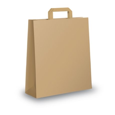 CF. 25 SHOPPERS 18X8X25CM AVANA NEUTRO PIATTINA