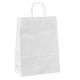 Shoppers neutre Kraft 18x8x24 25pz bianco cordino
