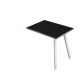 ALLUNGO DX/SX 60X80XH74,4CM SKINNY METAL BI/NERO