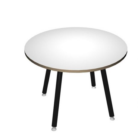 TAVOLO RIUNIONE TONDO D.100CM BI/BI SKINNY METAL