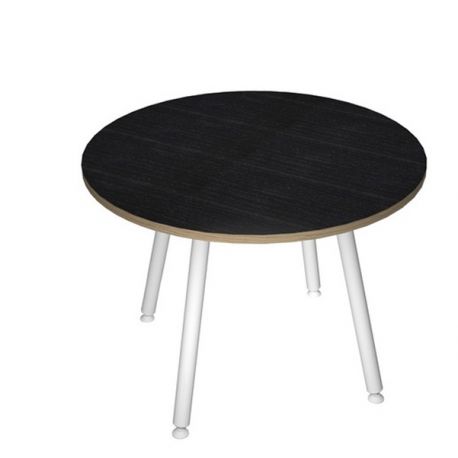 TAVOLO RIUNIONE TONDO D.100CM BI/NE V. SKINNY META