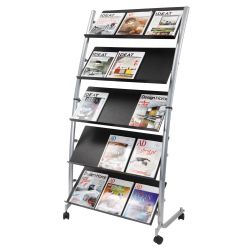Espositore Alba DD5GM metallo e ABS 5 sc. 80cm