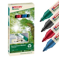 Marcatore Edding 21 Ecoline Cf.4 Colori Ass.