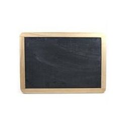 LAVAGNA ARDESIA C/LEGNO 30X22CM+ACC. PENTAGRAMMA