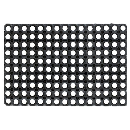Zerbino Gummy Cm 50X100 Nero