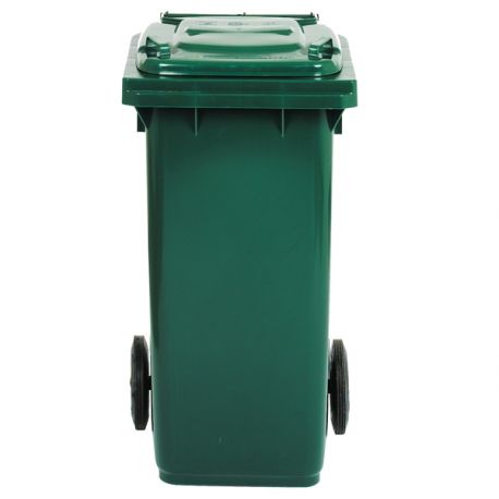 Bidone 2 ruote 48x55x93 120lt MP verde scuro